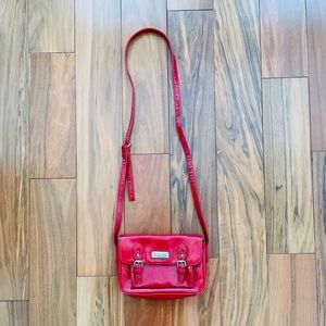 Red Kenneth Cole Reaction Crossbody Purse